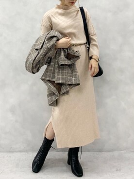 madomadoさん（レディース・161cm）の秋コーディネート