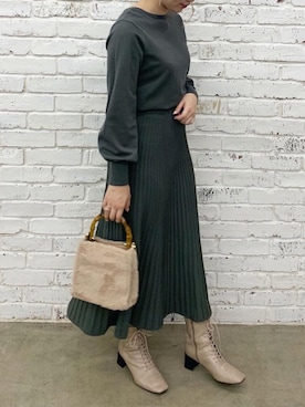 madomadoさん（レディース・161cm）の秋コーディネート