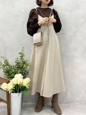 madomadoさん（レディース・161cm）の秋コーディネート