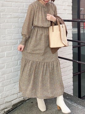 madomadoさん（レディース・161cm）の秋コーディネート