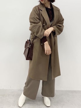 madomadoさん（レディース・161cm）の秋コーディネート