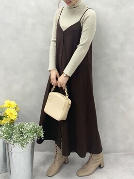 madomadoさん（レディース・161cm）の秋コーディネート