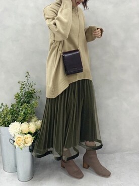 madomadoさん（レディース・161cm）の秋コーディネート