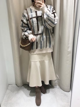 madomadoさん（レディース・161cm）の冬コーディネート