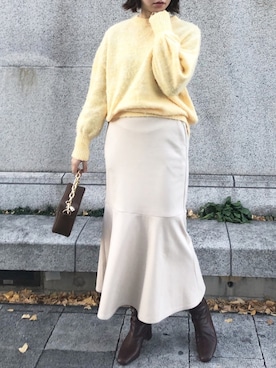 madomadoさん（レディース・161cm）の冬コーディネート