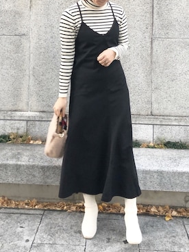 madomadoさん（レディース・161cm）の冬コーディネート