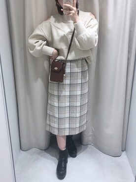 madomadoさん（レディース・161cm）の冬コーディネート