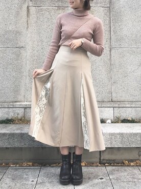 madomadoさん（レディース・161cm）の冬コーディネート