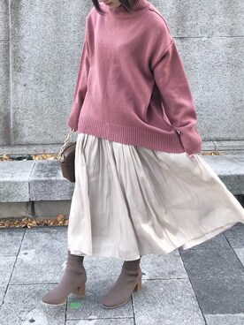 madomadoさん（レディース・161cm）の冬コーディネート