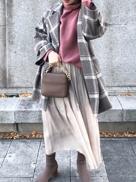 madomadoさん（レディース・161cm）の冬コーディネート