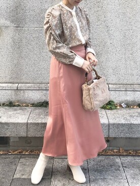 madomadoさん（レディース・161cm）の冬コーディネート