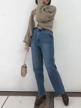 「ボーター」｜「アイテム（その他）」を使った、madomadoさん（レディース・161cm）の冬コーディネート