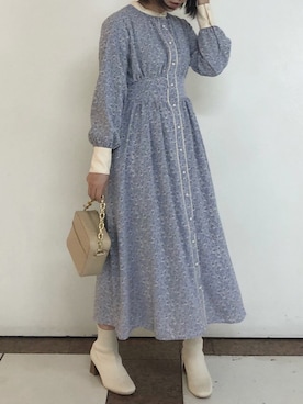 madomadoさん（レディース・161cm）の冬コーディネート