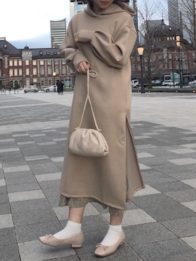 madomadoさん（レディース・161cm）の冬コーディネート