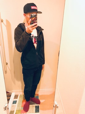 「jiggys shop（ジギーズショップ）のアイテム（パンツ）」を使った、GoUさん（メンズ・163cm・30代）の春コーディネート