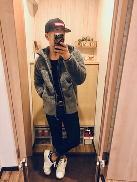 「7Union（セブンユニオン）のアイテム」を使った、GoUさん（メンズ・163cm）の秋コーディネート