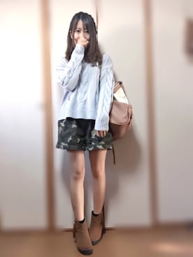 「KC,s（ケイシーズ）のアイテム」を使った、Mai さん（レディース・152cm）の冬コーディネート