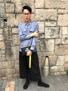 「THE PARK・ING GINZA（ザパーキングギンザ）のアイテム」を使った、Krushさん（メンズ・178cm）の春コーディネート