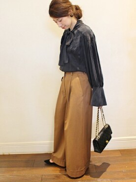 「FIGARO Paris（フィガロパリ）のアイテム」を使った、hikariさん（レディース・166cm）の夏コーディネート