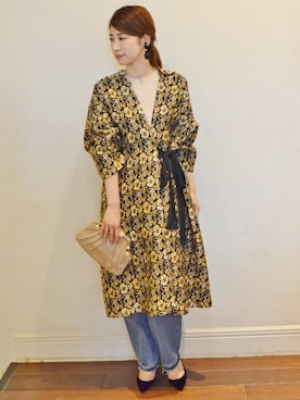 「FIGARO Paris（フィガロパリ）のアイテム」を使った、hikariさん（レディース・166cm）の秋コーディネート