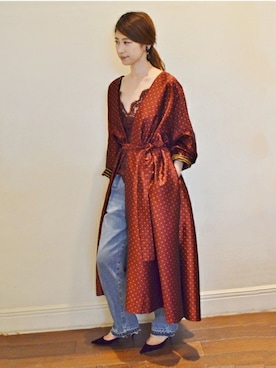 「FIGARO Paris（フィガロパリ）のアイテム」を使った、hikariさん（レディース・166cm）の秋コーディネート