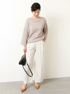 「ナチュラルカラー」｜hikariさん（レディース・166cm）の春コーディネート