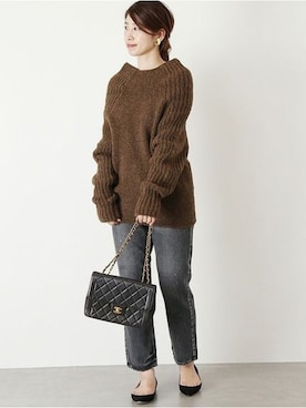 「ELIN（エリン）のアイテム」を使った、hikariさん（レディース・166cm）の秋コーディネート