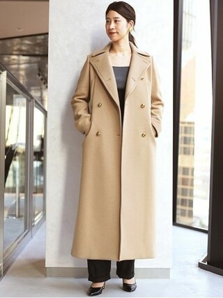 美品VERMEIL par iena(ヴェルメイユ パー イエナ)メルトンコート VERMEIL par iena（ヴェルメイユパーイエナ）の「メルトン