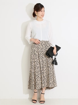 「お仕事スタイル」｜hikariさん（レディース・166cm）の夏コーディネート