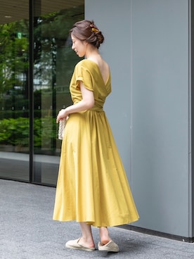 「マルチWAY」｜「アイテム（ワンピース/ドレス）」を使った、hikariさん（レディース・166cm）の夏コーディネート