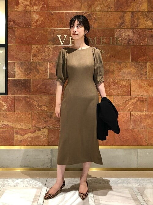 hikari（VERMEIL par iena 日本橋店）｜VERMEIL par ienaのワンピースを使ったコーディネート - WEAR