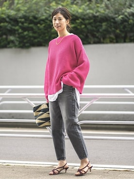「VERMEIL par iena」｜hikariさん（レディース・166cm）の冬コーディネート