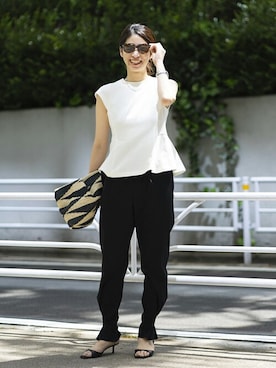 「LAVER（ラバー）のアイテム」を使った、hikariさん（レディース・166cm）の春コーディネート