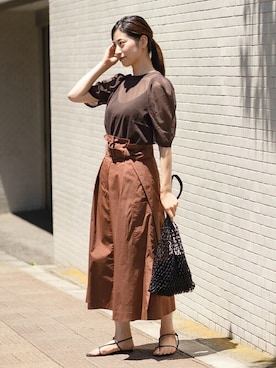 hikariさん（レディース・166cm）の夏コーディネート