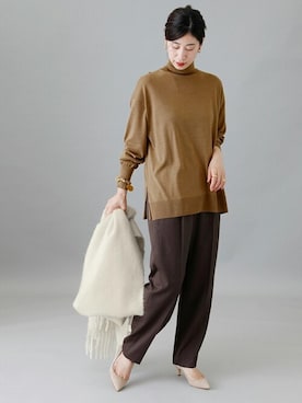 「NEBULONI E（ネブローニ）のアイテム」を使った、hikariさん（レディース・166cm）の夏コーディネート