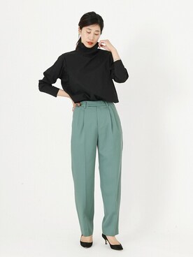 「VERMEIL par iena（ヴェルメイユパーイエナ）の【SYMPATHY OF SOUL/シンパシーオブソウル】LABO Circle Ring（シルバー）（リング）」を使った、hikariさん（レディース・166cm）の秋コーディネート