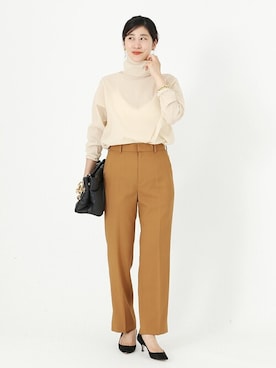 「VERMEIL par iena」｜「アイテム（アクセサリー）」を使った、hikariさん（レディース・166cm）の秋コーディネート