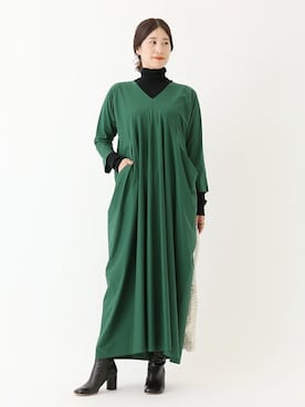 「VERMEIL par iena（ヴェルメイユパーイエナ）のアイテム（ニット/セーター）」を使った、hikariさん（レディース・166cm）の秋コーディネート