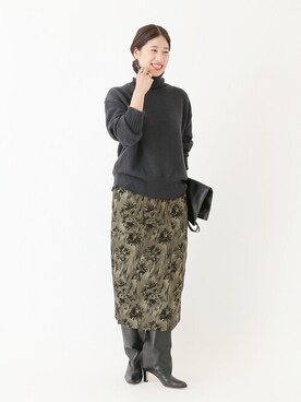 「VERMEIL par iena」｜「アイテム（アクセサリー）」を使った、hikariさん（レディース・166cm）の秋コーディネート