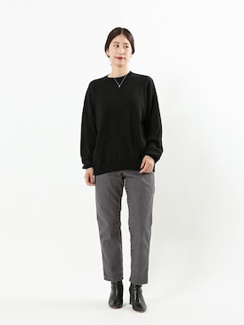 「VERMEIL par iena（ヴェルメイユパーイエナ）のアイテム（ニット/セーター）」を使った、hikariさん（レディース・166cm）の秋コーディネート