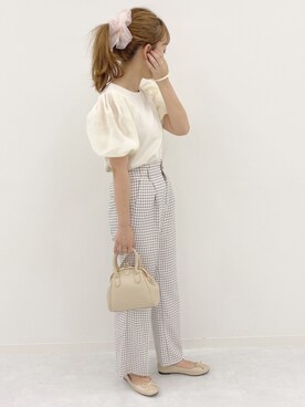 momoさん（レディース・160cm）の夏コーディネート