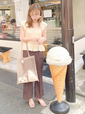 momoさん（レディース・160cm）の夏コーディネート