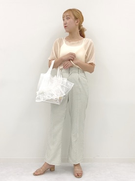 momoさん（レディース・160cm）の夏コーディネート