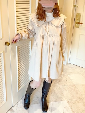 momoさん(レディース・160cm)の冬コーディネート