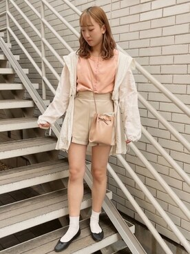 momoさん（レディース・160cm）の春コーディネート