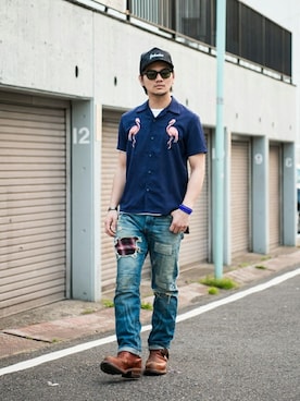 【glamb】田上翔さんのコーディネート