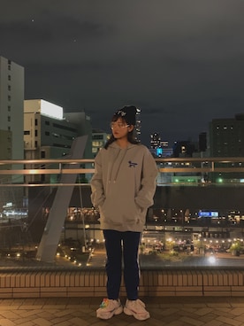 「ADER error」｜「アイテム（アクセサリー）」を使った、MINAMIさん（レディース・164cm）の秋コーディネート