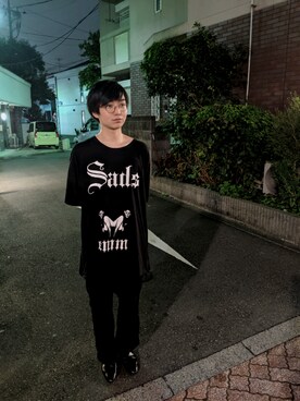 「アイテム（スリッポン）」を使った、Tsujikawa  Yukiさん（メンズ・171cm・20代）の秋コーディネート