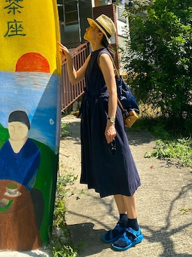 「initial（イニシャル）のアイテム（バッグ）」を使った、annieononさん（レディース・170cm）の冬コーディネート