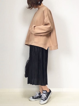 「リエディ」｜「アイテム（スニーカー）」を使った、mochikoさん（レディース・164cm）の春コーディネート